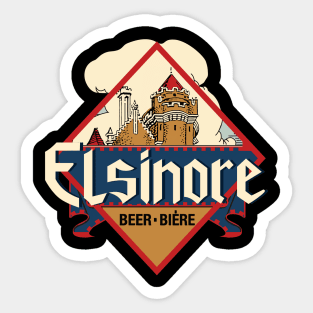 RETRO ELSINORE BEER Sticker